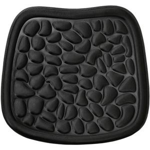 Car Seat Cover, Breathable Comfort Auto Seat Cushion Pad, All Seasons Non-Slip Car Front Driver Bottom Seat Protector, Universal Pressure Relief Accessory for Most Vehicle, Office (Black)