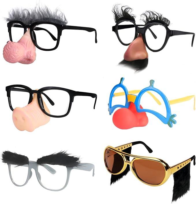Ocean Line Halloween Glasses - 6 Pairs Fun Halloween Costume Party Favors