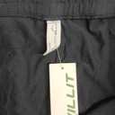 Willit Women's Shorts 10" Bermuda Cotton Long Shorts Yoga Exercise Knee Length Workout Athletic with Pockets (XL, Black)