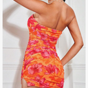 SOLY HUX Women's Split Hem Tube Bodycon Dress Strapless Sleeveless Mini Dresses, Size: XL