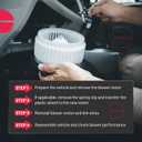 BDFHYK AC Heater Blower Motor Fan 700242 Compatible with Chevrolet Pontiac 2005-2010 Cobalt 2006-2011 HHR 2007-2009 G5,HVAC Blower Motor Assembly Replacement for 15-81101 PM9290 75778 (Standard Configuration)