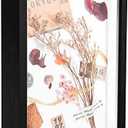 TouYinger 8x10 Shadow Box Frame Display Case with Letter Stickers, Display Case Box for Memorabilia, Baby Items, Wedding Memories, Crafts, Tickets and Photos (Black, 8x10)