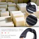 2PCS Car Seat Gap Filler Organizer and Carry Hook,Upgraded Multifunction Gap Filler for Car with Filling Gaps and Storing for Phones Keys,Universal No Drop Seat Guard for Cars