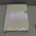 Royale Linens 100% Organic Cotton Fitted Sheet - Percale Weave - Super Soft Deep Pocket Bottom Sheets - Cream Elastic Sheet Twin XL Size - Twin XL Fitted Sheets Only - (39"x80"+15", Cream)