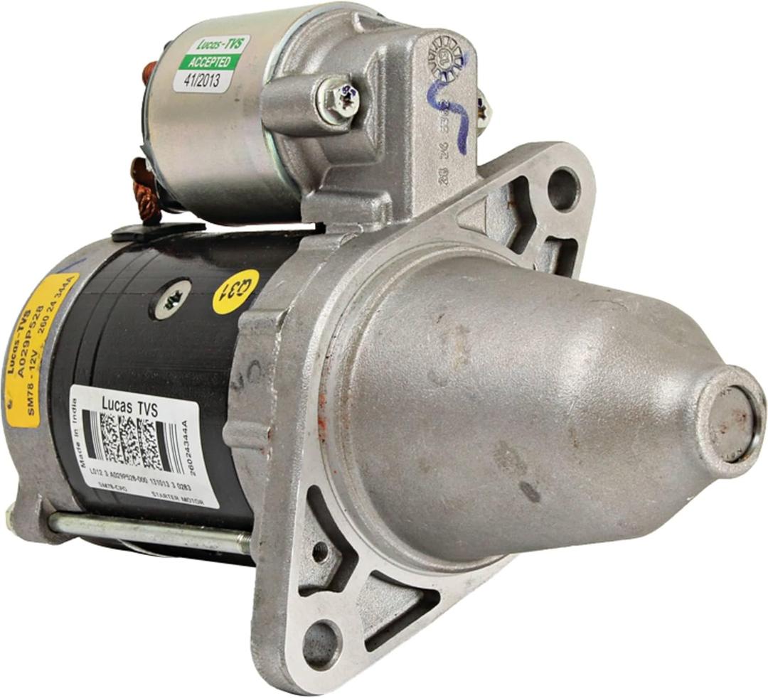 DB Electrical 410-52610 12V Starter Compatible With/Replacement For Arrowhead L26024344A, ND228000-8831, Denso 228000-8830, 228000-8831, Lucas TVS 26024344A, Onan 191-2231 0.800 kw, 2.748" Registry OD