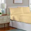 Pointehaven 200 GSM Flannel Sheet Set, Cal King, Straw, California King