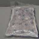 1 Pack 3 Blankets Super Soft Fluffy Premium Fleece Pet Blanket Flannel Paw Printed Throw for Dog Puppy Cat (Medium 30x20'', Beige, Grey, Navy)