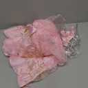 Aurora Princess Costume for Girls Birthday Party Outfit Halloween Cosplay Dress up with Accessories for 5-6 (Pink, 5-6)