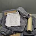 YUNIQUE Cat Tree with Cat Condo and Big Hammock, Grey