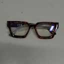Livho Square Thick Frame Glasses for Women Men Fashion Blue Light Glasses Trendy Chic Computer Eyeglasses