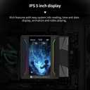 Thermalright Peerless Assassin 120 Vision MAX ARGB Black CPU Air Cooler, Twin Tower Radiator 2150RPM,480x854 Resolving Power IPS Screen with 5,Computer Cooler for Intel lga1851/1700/115x,AM4/AM5