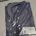 Amazon Essentials Men's Slim-Fit Short-Sleeve Poplin Shirt (Blue, XXL)