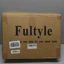 Book Shelf, 4-Tier Bookshelf with Storage, Small Bookcase Display Shelves for Small Spaces, Bedroom, Living Room and Office with Solid Wood Legs (Rustic Brown)