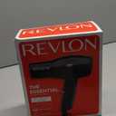 Revlon Compact Hair Dryer | 1875W Lightweight Design, Perfect for Travel, (Black)