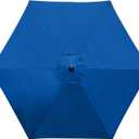 10 Feet Patio Umbrella Replacement Canopy for 6 Ribs, Market Umbrella Top, Yard Table Umbrella Top Cover,Universal Strong and Thick Umbrella Canopy,Canopy Only