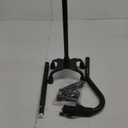 Quad Walking Cane Foldable Adjustable Portable Stick Men & Women and Seniors - Lightweight & Sturdy with 4-Pronged Base for Extra Stability Balance,Self Standing Gifts for mom Dad (Black)