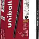 uniball Onyx Rollerball Pens, Micro Point (0.5mm), Black