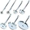 7Pcs PVC Fitting Saver, Pipe Reamer Tool, 1/2 In, 3/4 In, 1 In, 1-1/2 In, 2 In, 3 In, 4 In, Bit Socket Saver Set for PVC Plumbing, Fits Variable Speed Power Drill