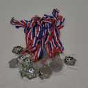 Basketball Medals Bulk 2.4 Inch Baseball Volleyball Metal Awards with Neck Ribbons Softball Cheer Soccer Track Shield Shape Medals Spirit Medallions for Adult