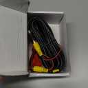 RCA Video Cable, Backup Camera Extension Cable, 100% Shielded, RCA Video Female to Female Coupler, Power Cable, Compatible with Rearview Cameras, DVD Players, TV Boxes, Black (32ft)