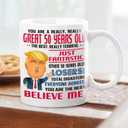 50th Birthday Gifts for Women Men - Funny 1975 Turning 50 Year Old Birthday Gift Ideas for Him, Her, Wife, Husband, Mom, Dad, Sister, Aunt, Best Friends, BFF, Coworkers, 11 oz Tea Cup Coffee Mug