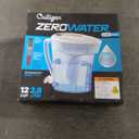 ZeroWater 12-Cup Ready-Pour 5-Stage Water Filter Pitcher 0 TDS for Improved Tap Water Taste - IAPMO Certified to Reduce Lead, Chromium, and PFOA/PFOS