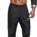 HOTSUIT Sauna Suit for Men Sweat Sauna Jacket Pant Gym Workout Sweat Suits (X-Large)