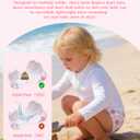 ALVABABY Large Cloth Swim Diaper 3pcs Baby Toddler Infant Snap Reusable Adjustable Swimming Diaper Baby Boy and Girl 3ZSWY75