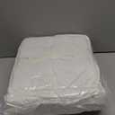 Cozy Bliss Faux Fur Throw Blanket for Couch, Fuzzy Soft Plush Thick Bubble Blanket for Sofa Bedroom Living Room, 50 * 60 Inches Cream White