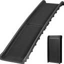 62 Inch Portable Folding Dog Ramp,Lightweight Outdoor Indoor Pet Ramp Stairs Step Ladder for Car, Truck, SUV, High Bed,Non-Slip Rug Surface Supports up to 154 lb