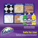 Fabuloso Microfiber Cleaning Cloths for Home & Car, Lint-Free Scratch-Free Rags for Glass, Kitchen & Wood, Reusable Machine Washable, Absorbent for Dusting & Wiping, Rainbow, 13 x 13 in, 8 Count