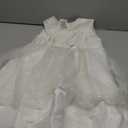 Uhnice Flower Girl Dress Satin Ball Gown for Wedding Party with Bowknot Size 6x
