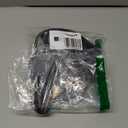 Short Snout Dog Muzzle- Adjustable Soft Silicone Flat Faced Muzzle Bulldog Muzzle Breathable Dog Mask for Biting Chewing Training Licking and Grooming (Black, LHead 15-17")