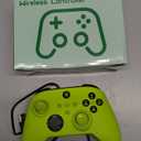 W&O Wireless Controller for With Xbox One, Xbox Series X/S, Xbox One X/S, PC, With RGB LED Light, Mappable Buttons, With 2.4GHZ Wireless Adapter Gamepad (Electric Volt)