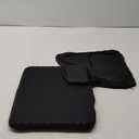 Yimiyaa Gel Seat Cushion, Double Thick Egg Gel Cushion for Pressure Pain Relief, Breathable Wheelchair Cushion Chair Pads for Car Seat Office Chair Black