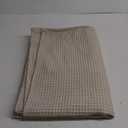 PHF Ultra Soft Waffle Weave Blanket Twin Size 66"x 90"- Washed Lightweight Breathable Cozy Woven Blanket for Bed - Aesthetic Decor for Couch Bedding Sofa Home Car - Light Khaki/Linen