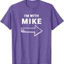 I'm with Mike Funny Group Halloween Costume T-Shirt L