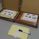 2Packs Money Saving Box Piggy Bank Wooden Coin Bank for Kids Adults boy Girl Reusable Cash Box Money Box Wooden Savings Box with 1k 3k 5k 10k Money Saving Target Best Gift for Friends($10000,Brown)