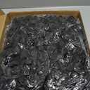 INSUNSIXMini Foam Rose Heads 500PCS Black Artificial Flower Foam Fake Flower Bulk for DIY Crafts Wedding Bouquets Baby Shower Centerpieces Floral Arrangements Party Tables Home Decorations(Black)