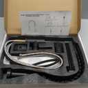 OWOFAN Black Kitchen Faucet with Pull Down Sprayer Stainless Steel Single Handle Pull Out Spring Sink Faucets 1 Hole Or 3 Hole Dual Function for Farmhouse Camper Laundry Utility Rv Wet Bar