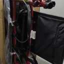 Drive Medical Aluminum Rollator Fold Up and Removable Back Support, Padded Seat with 7.5-Inch Casters, Red