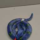 Hiboom Giant Snake Plush 110 Inch Large Stuffed Animal Realistic Stuffed Lifelike Snake for Valentines Birthday Party Gifts Decoration Prank Props (Blue)