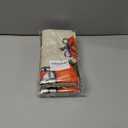 2 x Blue Orange Fall Thanksgiving Pillow Covers 18X18 Set of 2, Autumn Pumpkin Print Chinoiserie Decorative Throw Pillow Covers Outdoor Farmhouse Seasonal Cushion Cases Couch Sofa Bed Decor