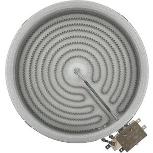 W10823697, W10823707 Range Cooktop 8" Radiant Surface Element Burner 2200watt OEM Replacement Parts, Replaces 316281900, W10248258, 318198834, 903118-9010