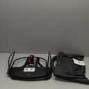 HKAI Baby Bouncer, Portable Baby Bouncer Seat for Babies 0-18 Months, 100% Cotton Fabrics, 3 Modes of use with Rocker and Stationary Options, Infant Rocker Chair with Hanging Toys-Dark Grey