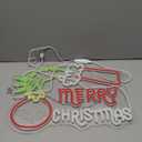 Merry Christmas Neon Sign Christmas Hat Neon Signs For Wall Decor Xmas LED