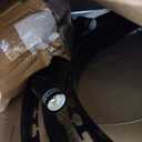 Modern Crystal Chandelier for Dining Room,16-Light Black Round Chandelier, 31.5-inch K9 Crystal Raindrop Ceiling Light, Luxury Flush Mount Light Fixture for Kitchen Living Room