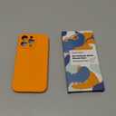 LOVE 3000 Designed for iPhone 15 Pro Max Case, Premium Silicone with [Soft Anti-Scratch Microfiber Lining] Shockproof Protective Phone Case for Men Women Girls 6.7", Bright Orange