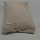 Pro Goleem Toddler Pillow with Muslin Cotton Pillowcase, 13x18 Soft Toddler Pillows for Sleeping Kids Pillow Child Pillow Machine Washable Perfect for Bed, Toddler Cot and Travel, Beige