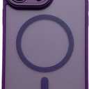 Compatible for IPhone15, 14,13,12, Universal Replacement Macaron Frosted Translucent Phone case Translucent Matte Minimalist case (Gentle Purple, iPhone 13)